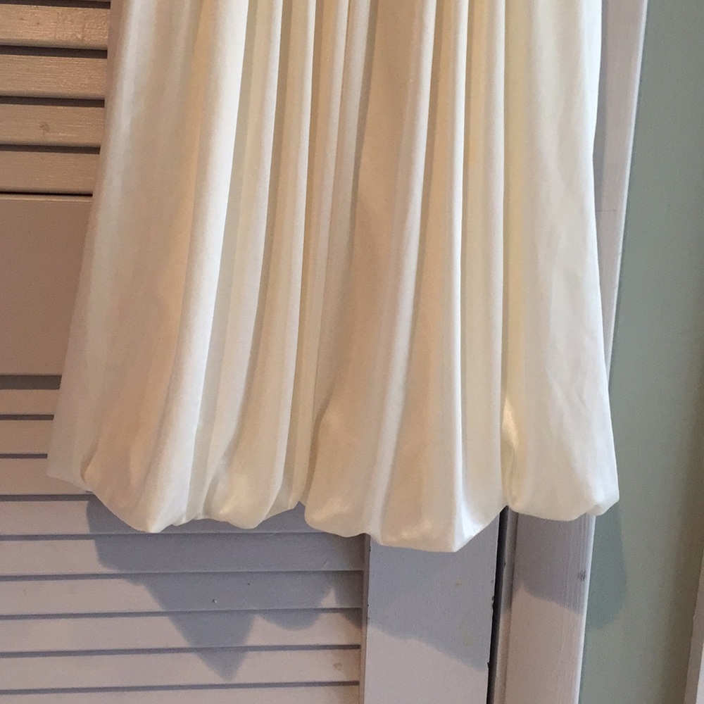 Strapless cream dress - Picture 4 of 8